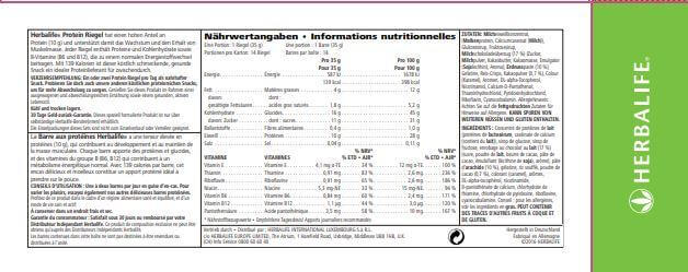 HERBALIFE - Protein Riegel 14 Stück